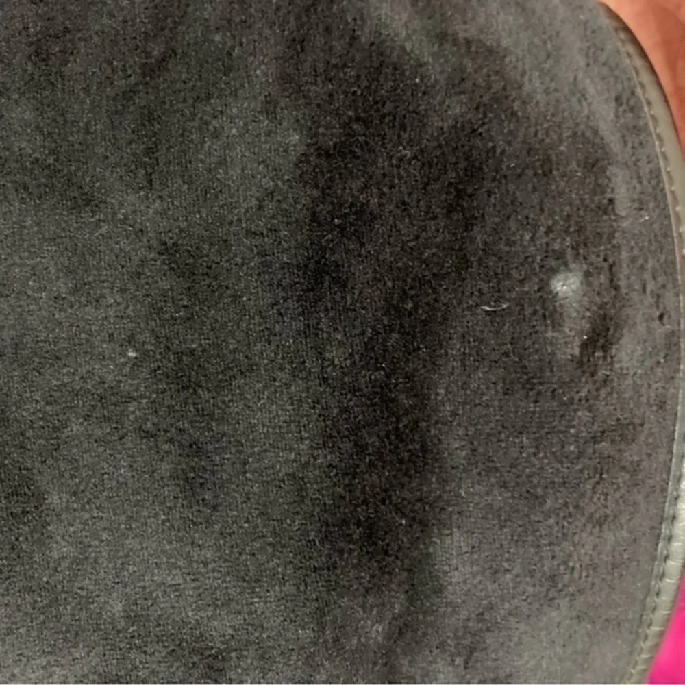 Juicy couture y2k vintage velour black laptop messenger bag rare